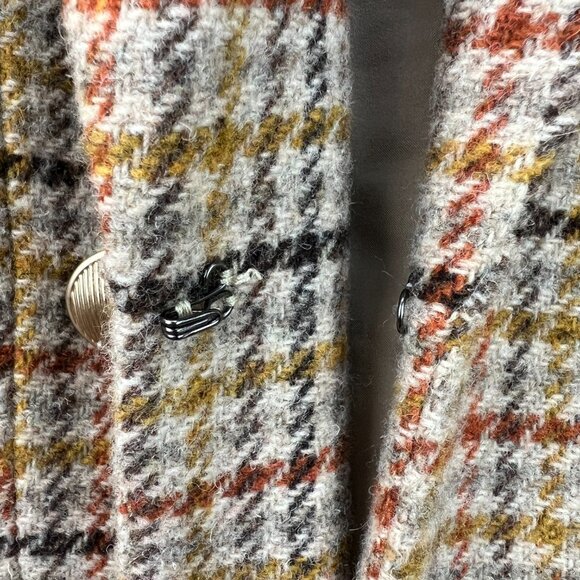 Elie Tahari Womens Tweed Jacket Blazer Autumn Glen Check Prince of Wales Size 6 - Picture 13 of 16